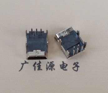 北京Mini usb 5p接口,迷你B型母座,四脚DIP插板,连接器