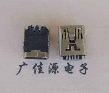 北京MINI USB前两脚插座 90度卧式 端子DIP针脚定义