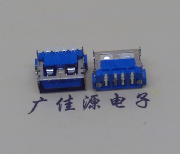 北京usb2.0接口 AF短体10.0母座 卧式直边 连接器插座
