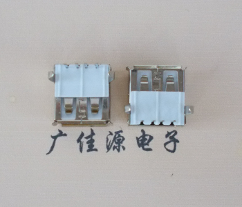 北京usb AF90度插座14.0mm耐高温LCP半包胶芯