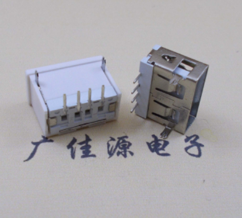 北京短体USB母座AF11.5长6.0H单直边加护套