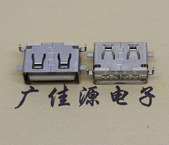 北京USB母座 前贴后插 沉版1.1/1.9总长8.5mm大电流