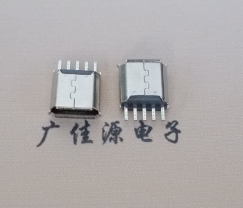 北京Micro USB接口 母座B型5p引脚焊线无后背