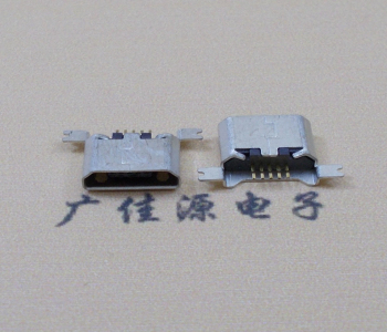 北京MK USB B Type 沉板0.9母座后两脚SMT口不卷边