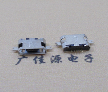北京MICRO USB B型口 两脚SMT沉板0.7/1.0/1.6直边