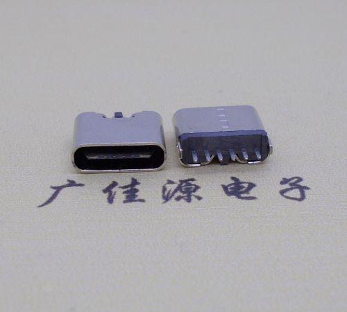 北京立式插板Type-C6p母座接口H=6.9mm