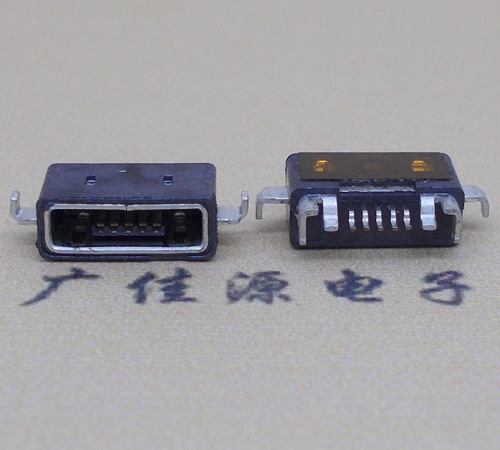 北京MICRO USB防水AB型口母头3D图纸封装