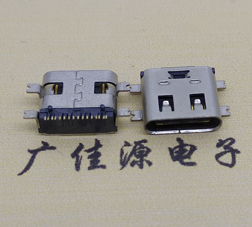 北京type-c16p母座全贴带弹片连接器