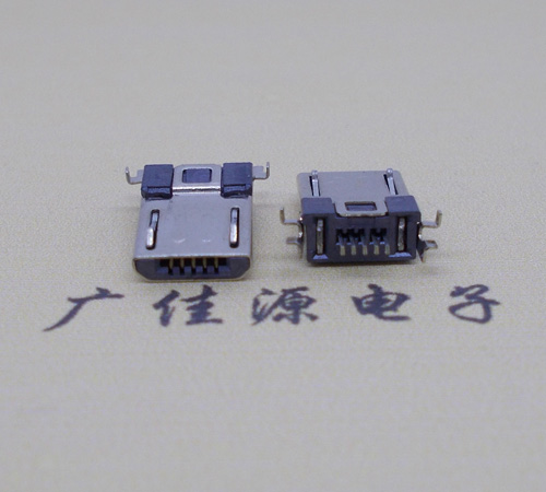 北京Micro usb焊板式公头贴片SMT款无弹超薄