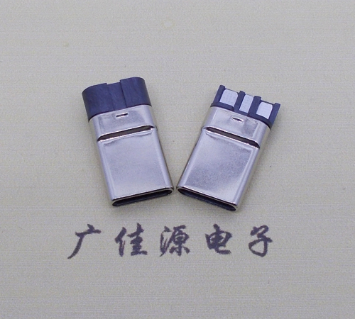 北京焊线式 type c11p拉伸公头连接器总体长15.9mm
