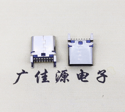 北京USB 3.1TYPE-C16Pin立贴母头座子引脚接线正负级详解